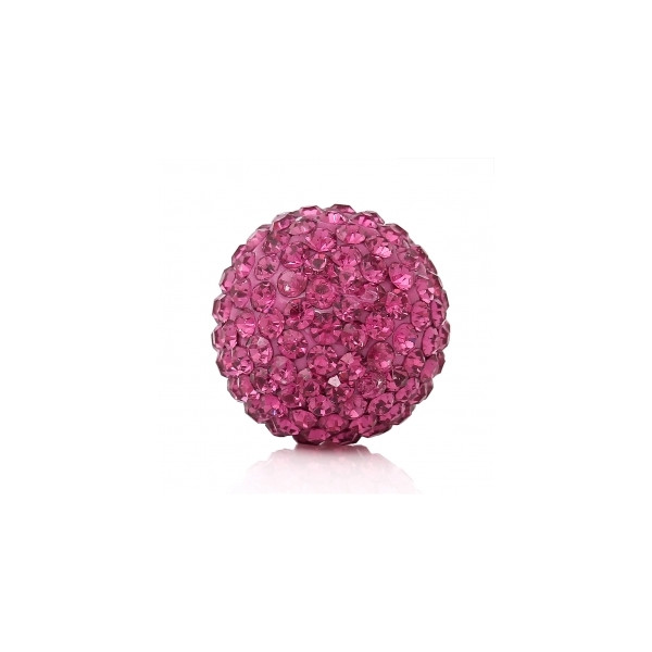 Creatulote Bola de Sonido de Strass en color rosa para Llamadores de Ángeles de 18 mm